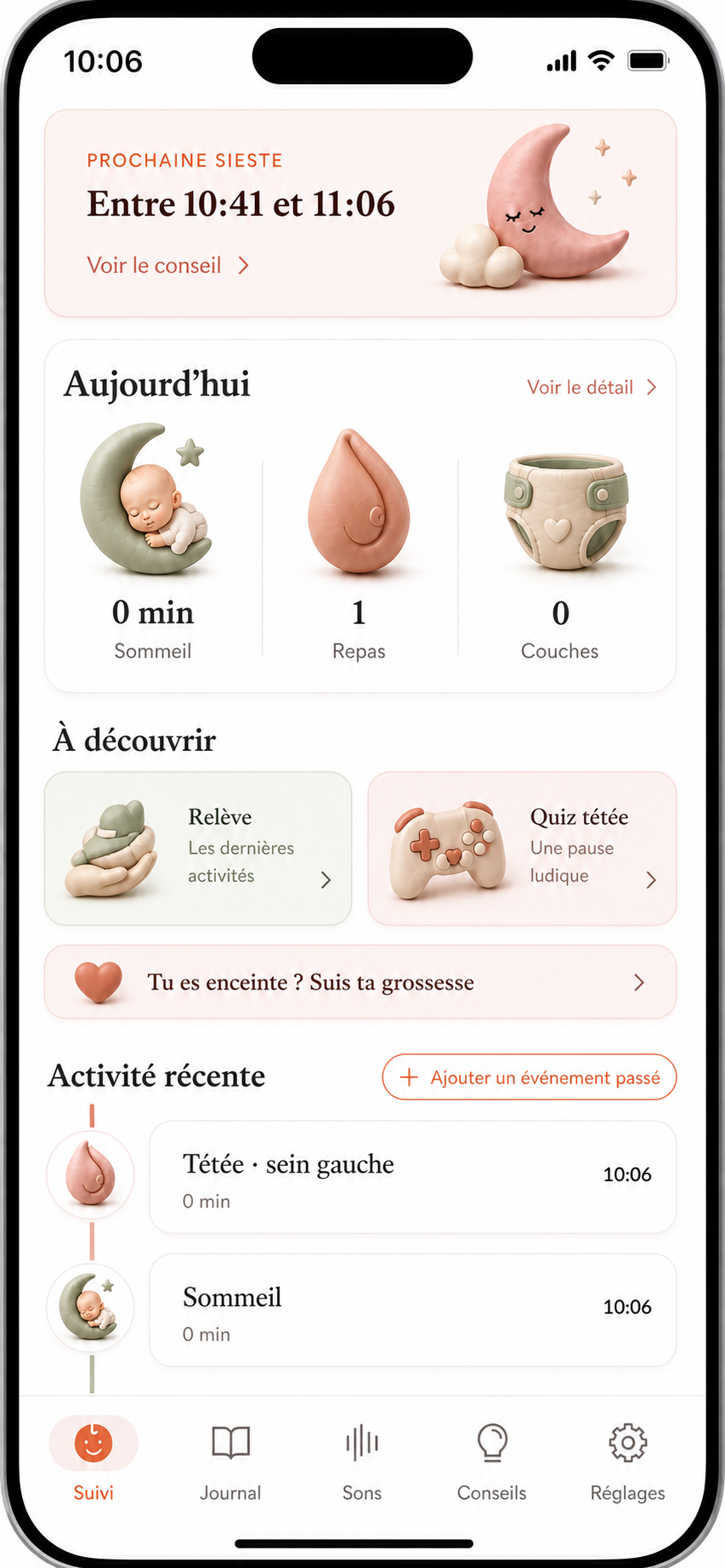 Suivi de bébé après la naissance